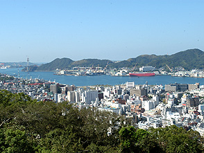 今見る風頭（かざがしら）公園からの風景